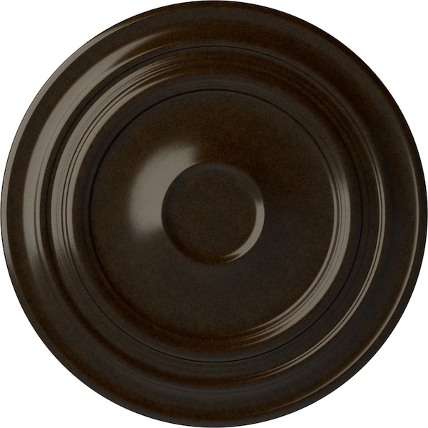 Ekena Millwork Giana Ceiling Medallion (Fits Canopies up to 7 7/8"), Hand-Painted Bronze, 32 5/8"OD x 1 1/2"P CM32GIBZS - main